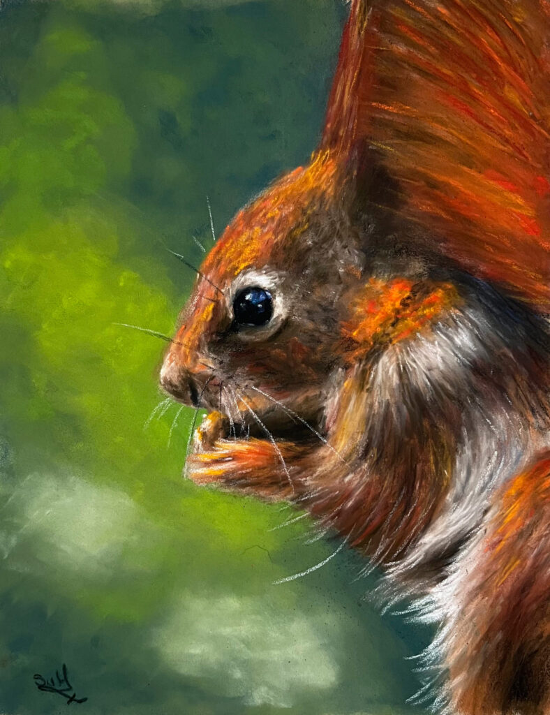 Red Squirrel Pastel online course