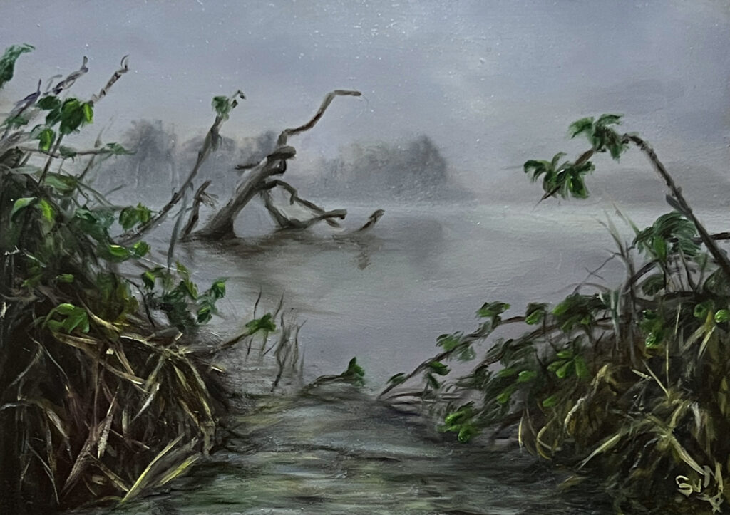 Landscape Oil, Atmospheric painting